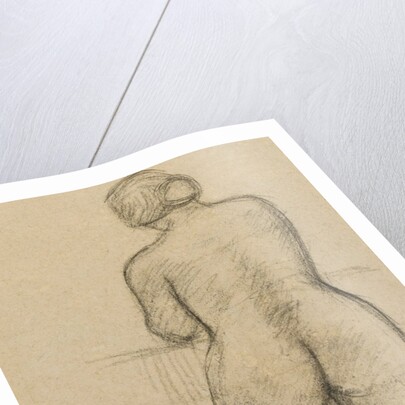 Life drawing of female nude by Aristide Maillol