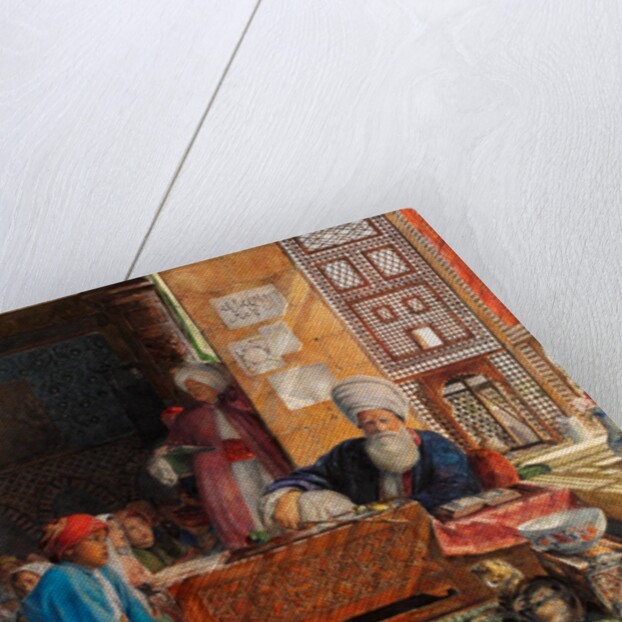 Interior of a school in Cairo by John Frederick Lewis