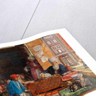 Interior of a school in Cairo by John Frederick Lewis