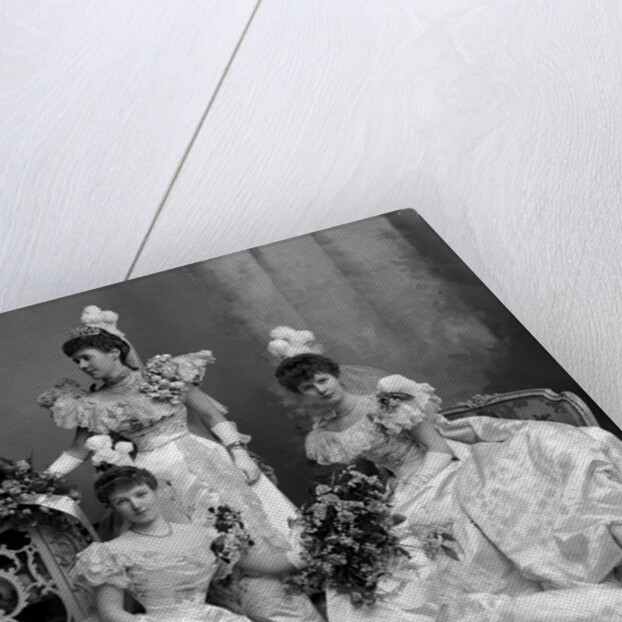 Lady Belhaven and Stenton with her daughters by Lafayette Portrait Studios
