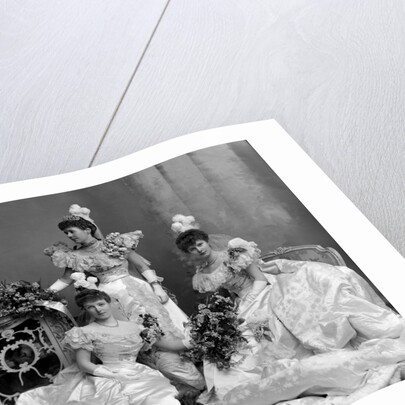 Lady Belhaven and Stenton with her daughters by Lafayette Portrait Studios