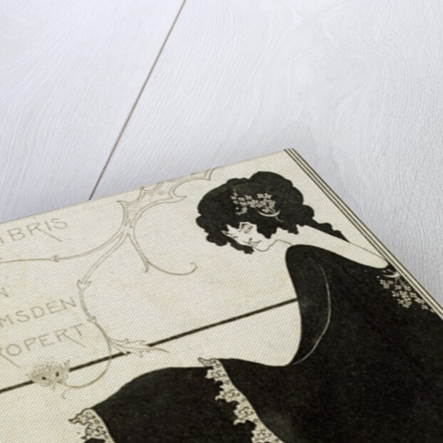 Design by Aubrey Beardsley for the bookplate of Ex-Libris by Aubrey Vincent Beardsley
