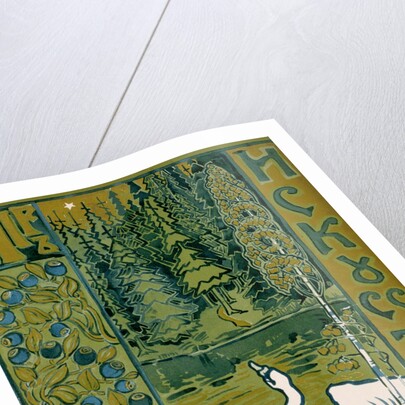 Book cover of Mir Isskustva, linoleum cut of swan by Anonymous