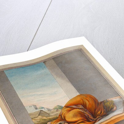 A Muslim woman worshiping by Anonymous