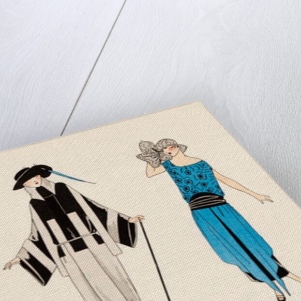 Fashion plate depicting day outfits by Anonymous