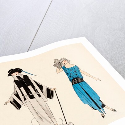 Fashion plate depicting day outfits by Anonymous