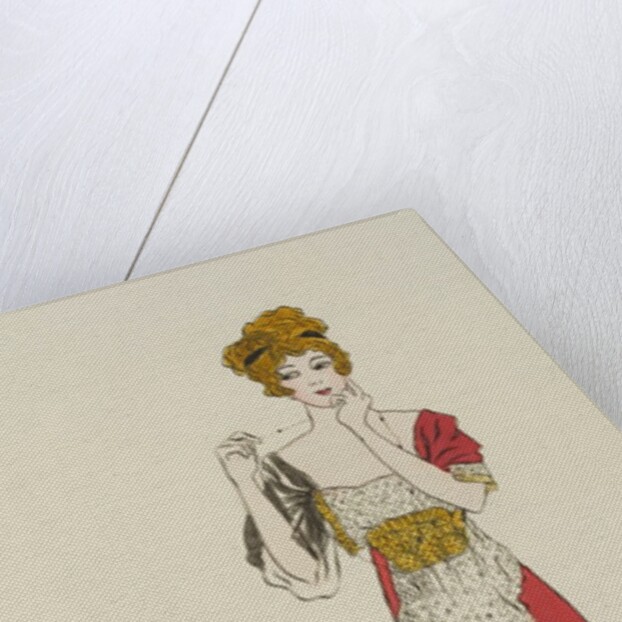 Design for summer evening dress by Jeanne Paquin