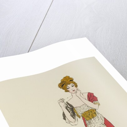 Design for summer evening dress by Jeanne Paquin
