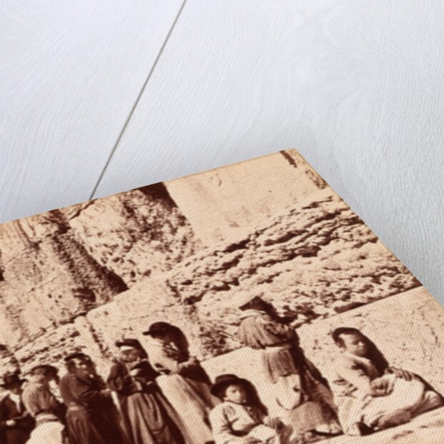Wailing Place of The Jews Outside The Temple Walls at Jerusalem by Unknown