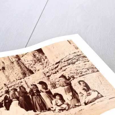 Wailing Place of The Jews Outside The Temple Walls at Jerusalem by Unknown