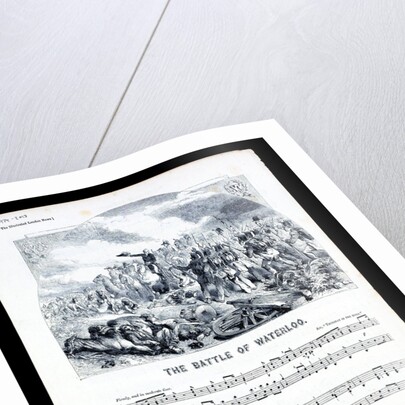 Lyrics and sheet music for The Battle Of Waterloo by Anonymous