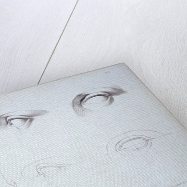Cours Préparatoire, depicting images of eyes by Anonymous