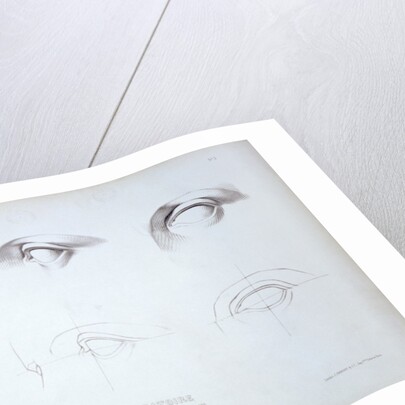 Cours Préparatoire, depicting images of eyes by Anonymous