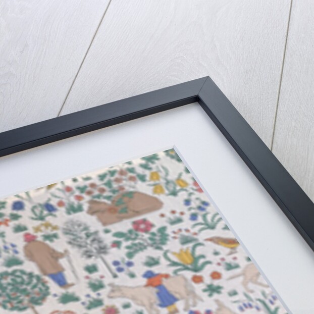 The House that Jack Built furnishing fabric by Charles Francis Annesley Voysey