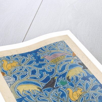 Design showing animals by Charles Francis Annesley Voysey