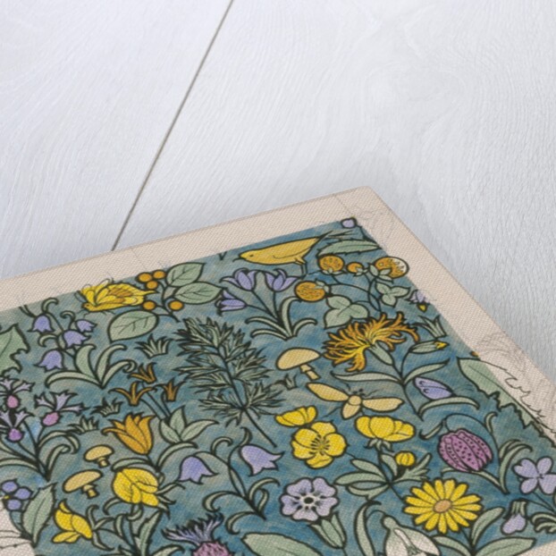 Design depicting a forest by Charles Francis Annesley Voysey