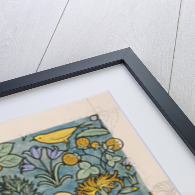 Design depicting a forest by Charles Francis Annesley Voysey