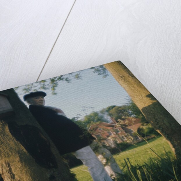 Sir Cecil Beaton in the garden of his home by Anthony Crickmay
