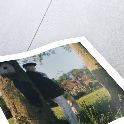 Sir Cecil Beaton in the garden of his home by Anthony Crickmay