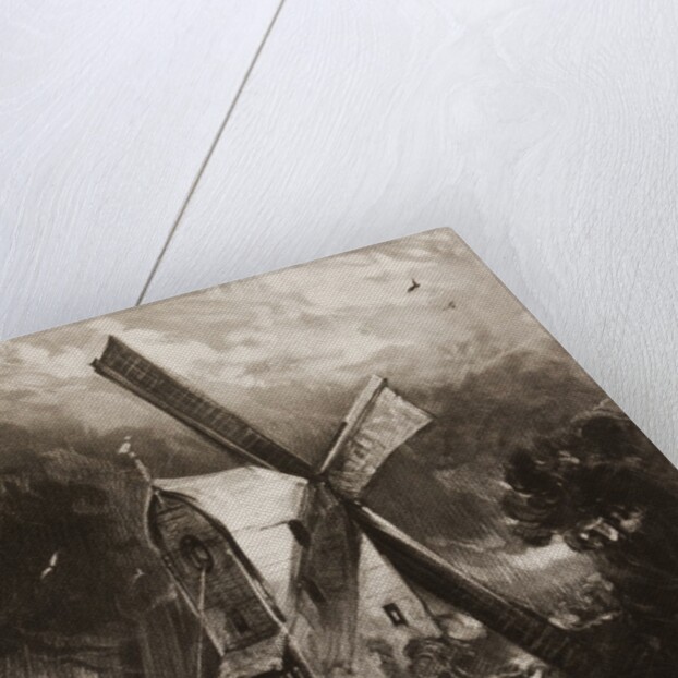 A Mill near Brighton by David Lucas