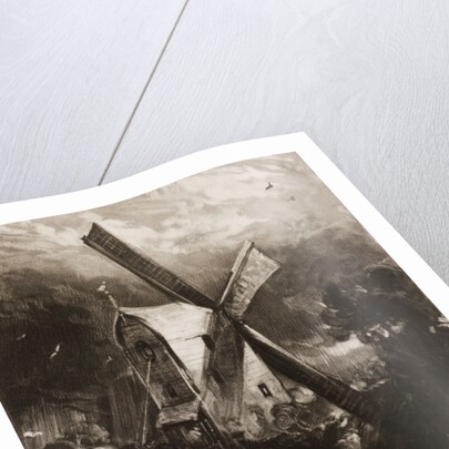 A Mill near Brighton by David Lucas