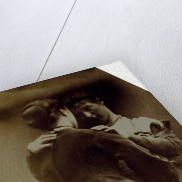 Isabella Grace and Clementina Maude in an embrace by Lady Clementina Hawarden