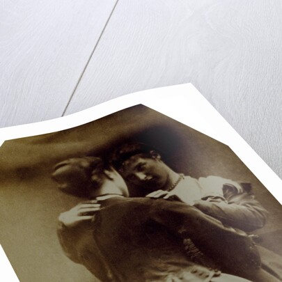 Isabella Grace and Clementina Maude in an embrace by Lady Clementina Hawarden