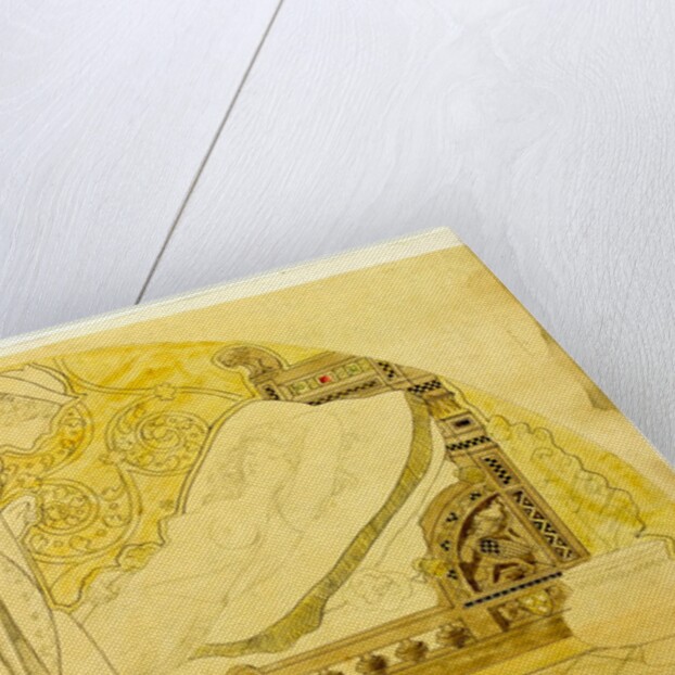 Design for a reading desk at Oxford made by Mr Walden by William Burges