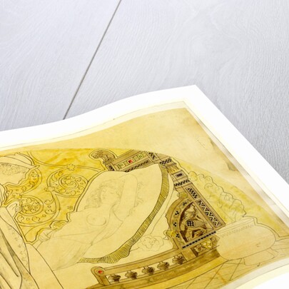 Design for a reading desk at Oxford made by Mr Walden by William Burges