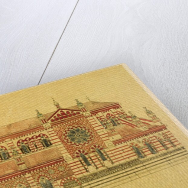 Constantinople Church, southern elevation by William Burges