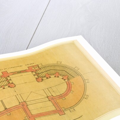 Constantinople Church, half plans by William Burges