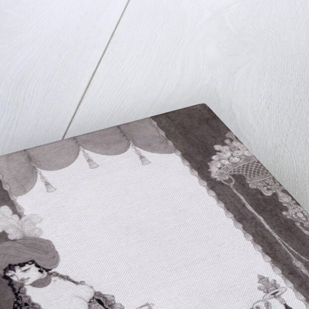 The lady with the monkey by Aubrey Vincent Beardsley