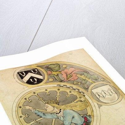 Design for a wardrobe by William Burges