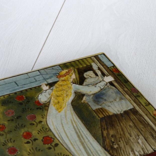 Sleeping Beauty tile panel by Edward Coley Burne-Jones