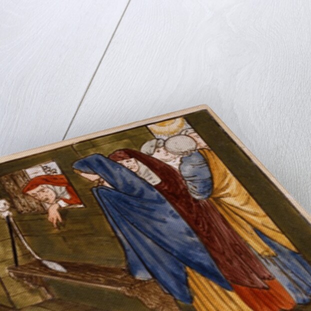 Sleeping Beauty, tile design by Edward Coley Burne-Jones