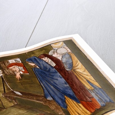 Sleeping Beauty, tile design by Edward Coley Burne-Jones