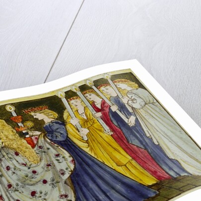 Sleeping Beauty tile panel by Edward Coley Burne-Jones