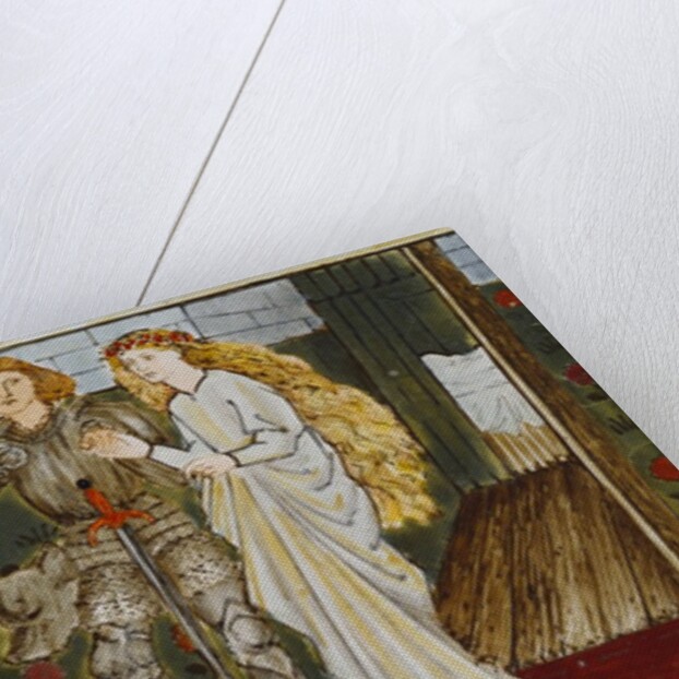 Sleeping Beauty tile panel by Edward Coley Burne-Jones