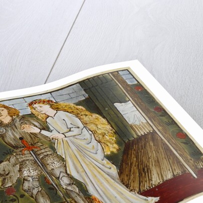 Sleeping Beauty tile panel by Edward Coley Burne-Jones