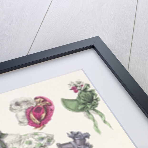 Fashion plate depicting women's costume by Anonymous