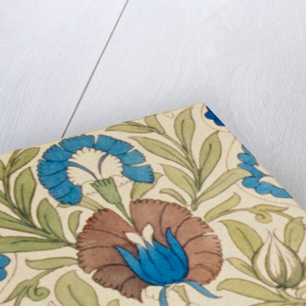 Design of tile by William de Morgan
