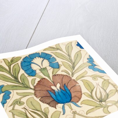 Design of tile by William de Morgan