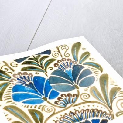 Design of tile by William de Morgan