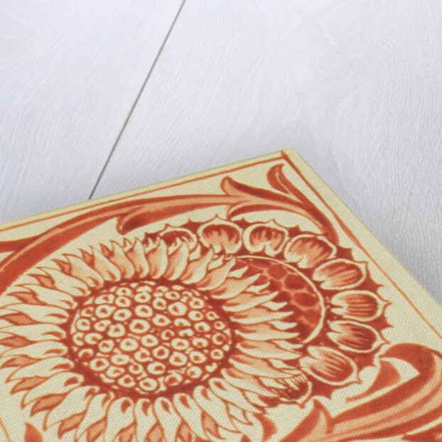 Design of tile by William de Morgan