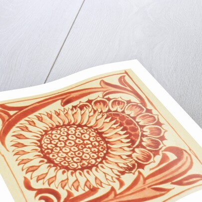 Design of tile by William de Morgan