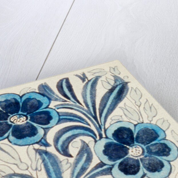Design of tile by William de Morgan