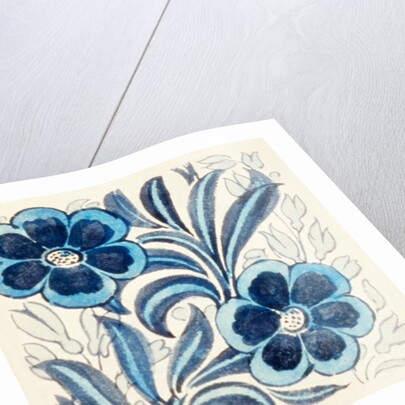 Design of tile by William de Morgan