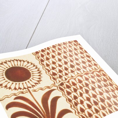 Design of tile by William de Morgan