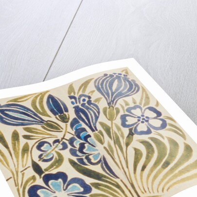 Design of tile by William de Morgan