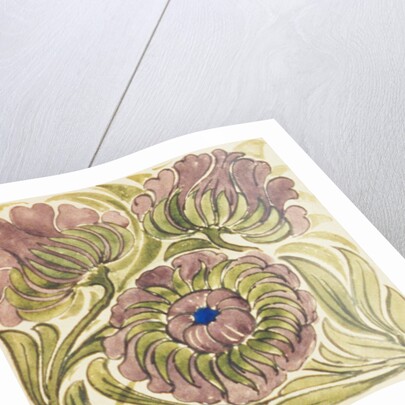 Design of tile by William de Morgan